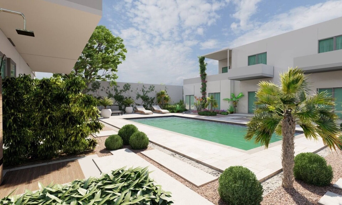 Ortakent Apartment | 1+1 Villa with Communal Pool in Bodrum Ortakent