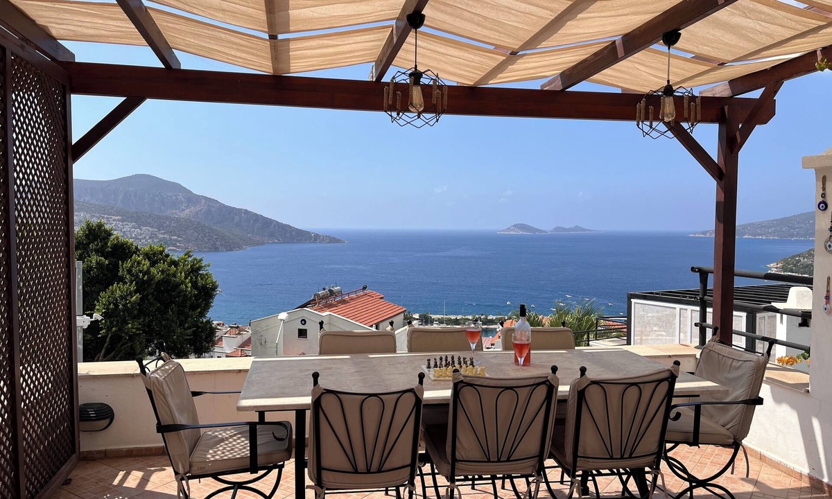 Kalkan Villa | Charming 4 Bed Villa in the Old Town with Panoramic Sea and Mountain Views