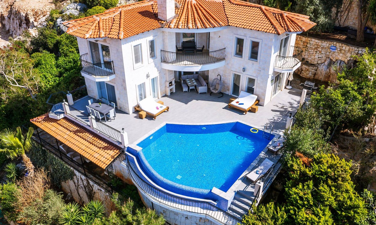 Kas Villa | Villa Mavi Manzara/Luxury, secluded private villa