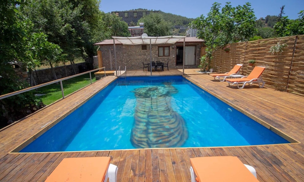 Kayakoy Cottage | VILLA VITA, 2 Bedroom cottage with private pool in the hearth of Kayakoy