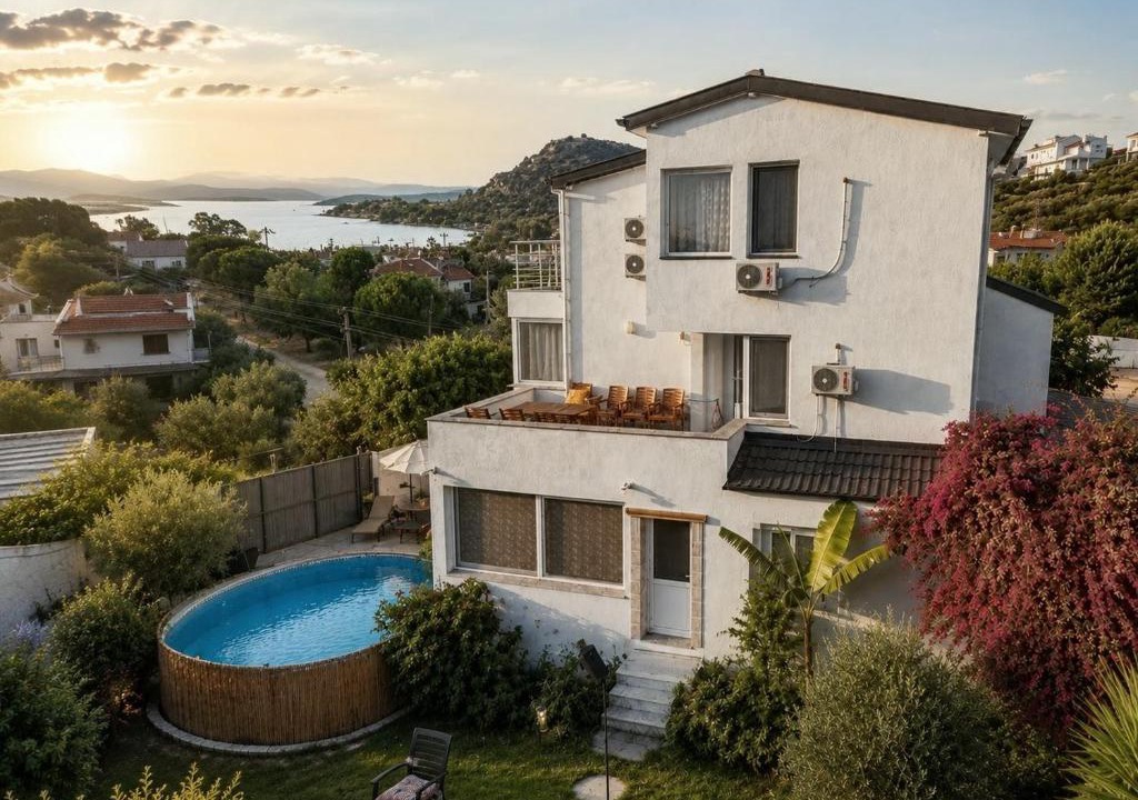 Ildır Koyu Villa | Villa with private pool and unique sea view in Çeşme