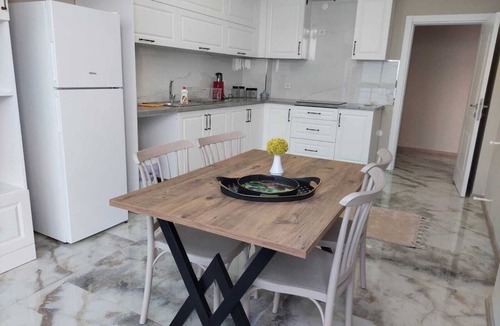 Yomra Apartment | 3+1 upstairs apartment unit with beautiful view