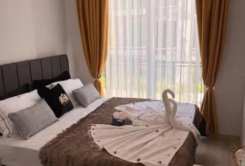 Okurcalar Apartment | Alanya Okurcalar 126 m Havuzlu Bir Yatak Odalı Daire
