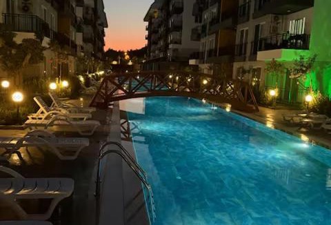 Okurcalar Apartment | Alanya Okurcalar 126 m Havuzlu Bir Yatak Odalı Daire
