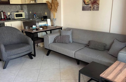 Fethiye City Center Condo | Beautiful 2-bedroom condo with AC in enchanting in Sunset Beach Club,Fethiye