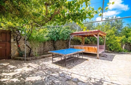 Kayakoy Villa | Central Kayaköy Twin Stone Villa – Private Pool, Large Garden & Outdoor Jacuzzi