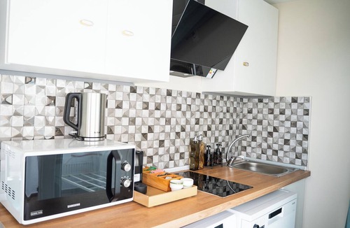Taksim Apartment | Designer Studio with Private Terrace & Bosphorus View Near Taksim Metro
