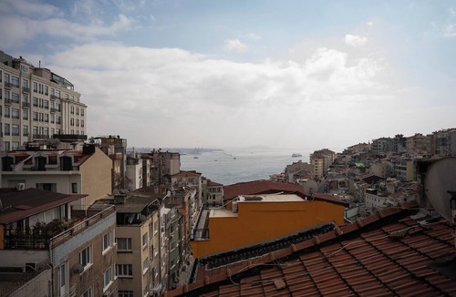 Taksim Apartment | Designer Studio with Private Terrace & Bosphorus View Near Taksim Metro