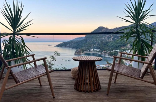 Marmaris Apartment | Mavinin ve Yeşilin dansı, Panoramik manzara, 75m2