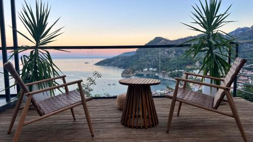 Marmaris Apartment | Mavinin ve Yeşilin dansı, Panoramik manzara, 75m2