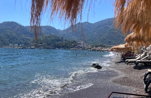 Marmaris Apartment | Mavinin ve Yeşilin dansı, Panoramik manzara, 75m2