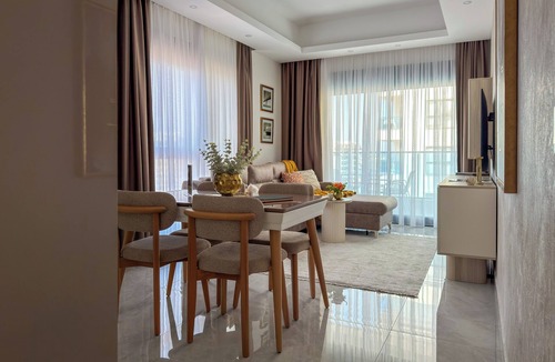 Mahmutlar Apartment | Qoople Green Ocean B55 2-bedroom apartment in serene Alanya