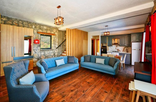 Faralya Villa | Villa Monte Telmossos with Private Pool, Jakuzzi and Sea View