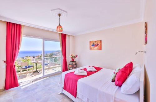 Kalkan Villa | VILLA MYSTIC Private Pool-Garden & Sea Views in Central Location