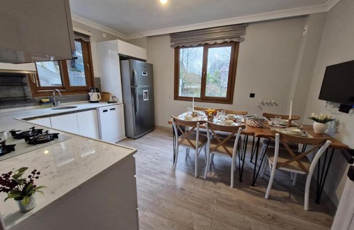 Ayder Apartment | Yeşil Ada Konağı 14 Kişiye kadar 3 Yatak Odalı Klimalı Dere Kenarı Konak