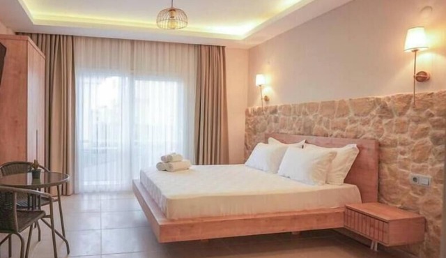 2-bedroom apartment in beautiful Aydın with AC