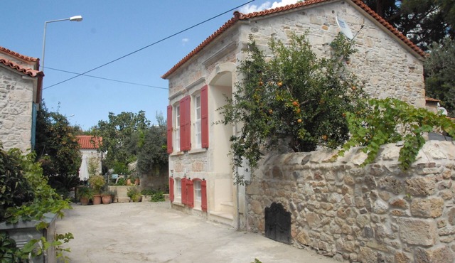 Fully Restored Greek Style Old Stone House in Foca