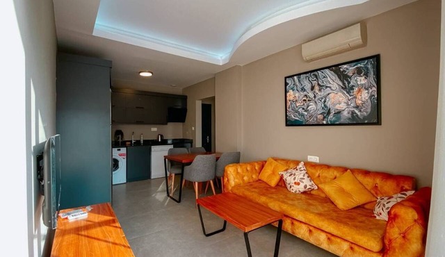 Modern Pool View Apartment 1+1 Near Ölüdeniz Beach in mugla