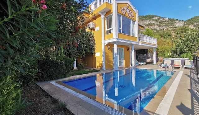 Villa with a Pool and Jacuzzi in Alanya