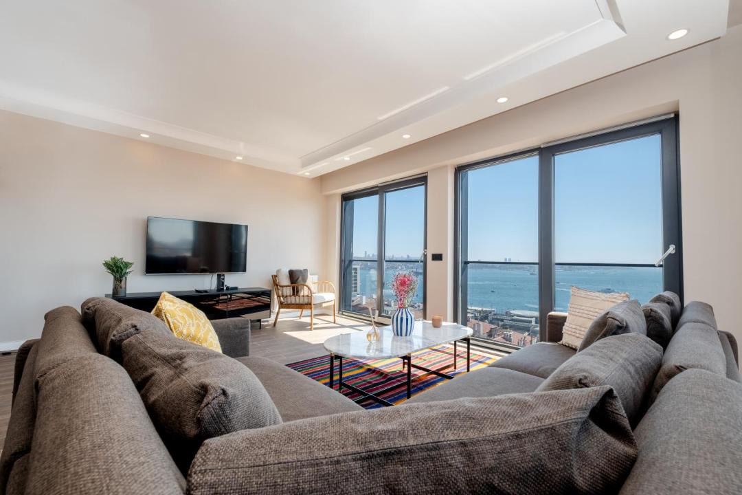 Kabatas Apartment | Premium Sea View 2-Bedroom Suite in a New Managed Aparthotel