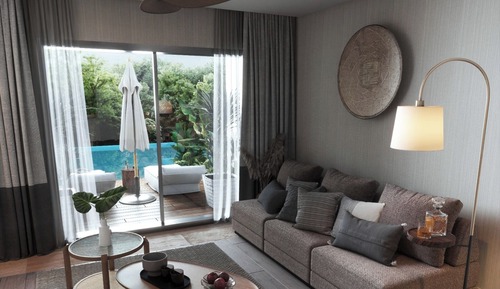 Family Villa, 2 Bedrooms, Lanai, Poolside