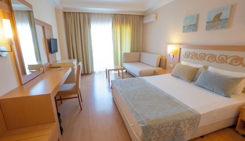 Standard Double or Twin Room, Balcony, Pool View