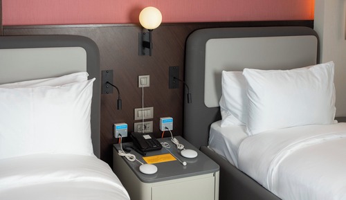 Standard Room, 2 Twin Beds, Accessible, City View