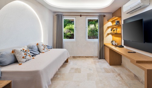 Family Double or Twin Room, Sea View