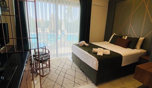 Deluxe Studio, Balcony, Pool View