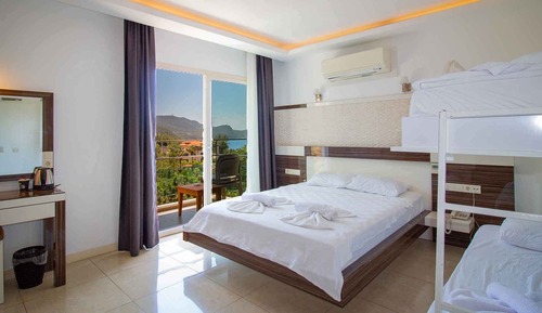 Family Room with Partially Sea View