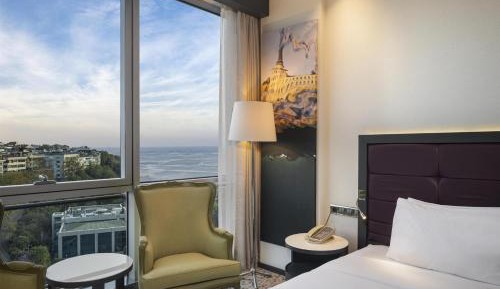 Deluxe King Room with Partial Sea View
