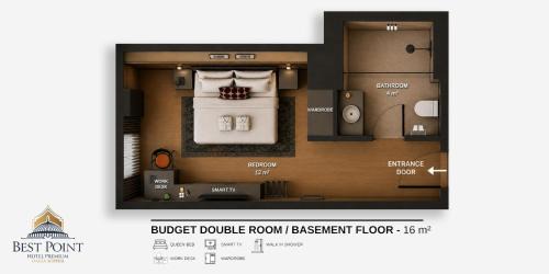 Budget Double Room on Basement - No View
