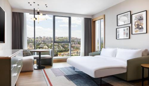 One-Bedroom King Suite with Sofa Bed and City View