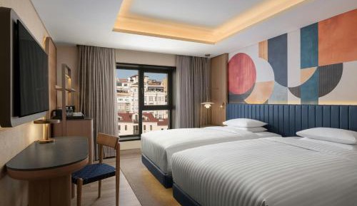 Deluxe Guest Room, 2 Twin Bed, City View