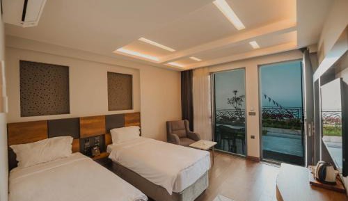 Deluxe Twin Room with Garden and Terrace