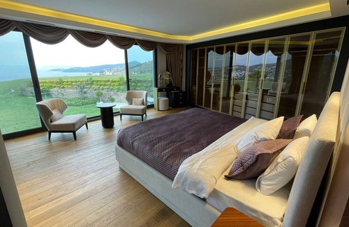 Golturkbuku Villa | Bodrum Golturkbuku Luxury Villa with Private Pool and Amazing Seaview