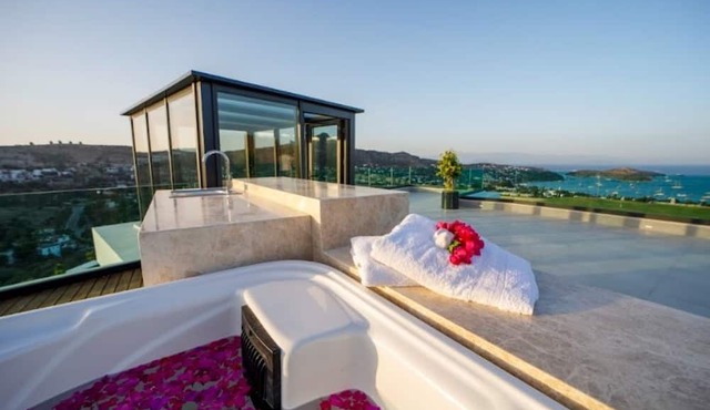 Bodrum Golturkbuku Luxury Villa with Private Pool and Amazing Seaview