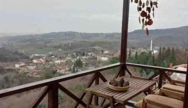Pet friendly, Sea View Chalet 15 minutes to the beach. 44m2 in Merkez/Yalova