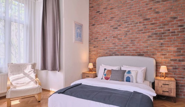 Historical Building at the Iconic Tram Street, 3BR in Kadıköy